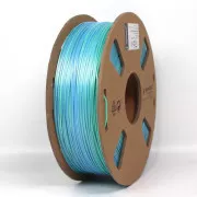 GEMBIRD Tisková struna (filament) PLA, 1, 75mm, 1kg, silk rainbow, modrá/zelená