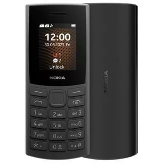 Nokia 105 Dual SIM, 4G, černá (2023) - Rozbalené