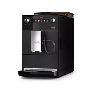 MELITTA Latticia OT Espresso kávovar, 15 bar, 2 šálky najednou, vestavěný mlýnek, 5 programů mletí, černý