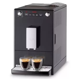 MELITTA Solo Frosted Black, kávovar, 15 Bar, 2 šálky najednou, vestavěný mlýnek, nemléčné receptury, černý MELITTA Solo Frosted Black, kávovar, 15 Bar, 2 šálky najednou, vestavěný mlýnek, nemléčné receptury, černý