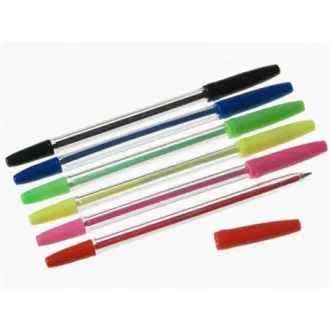 Kuličkové pero jednorázové Chifon sada 6 barev