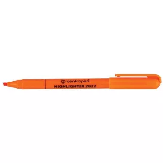 Zvýrazňovač Centropen 2822 oranžový klínový hrot 1–3mm