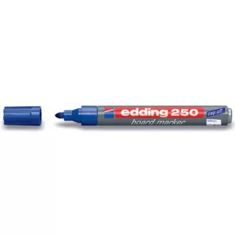 Popisovač Edding 250 na bílé tabule modrý válcový hrot 1,5-3mm