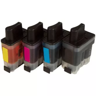 MultiPack BROTHER LC-900 + 20ks fotopapíru (LC900BK,  LC900C,  LC900M,  LC900Y) - Cartridge TonerPartner PREMIUM, black + color (černá + barevná)