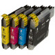 MultiPack BROTHER LC-980 + 20ks fotopapíru (LC980BK, LC980C, LC980M, LC980Y) - Cartridge TonerPartner PREMIUM, black + color (černá + barevná)