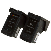 MultiPack CANON PG-512, CL-513 (2969B001, 2971B001) - Cartridge TonerPartner PREMIUM, black + color (černá + barevná)