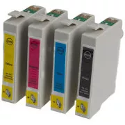MultiPack EPSON T0715 + 20ks fotopapíru (C13T07154010) - Cartridge TonerPartner PREMIUM, black + color (černá + barevná)