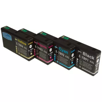 MultiPack EPSON T7891, T7892, T7893, T7894 XXL - Cartridge TonerPartner PREMIUM, black + color (černá + barevná)