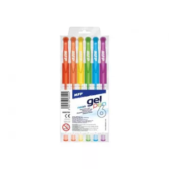 Gelová pera MFP Neon GN1038 0,8mm sada 6 barev Gelová pera MFP Neon GN1038 0,8mm sada 6 barev