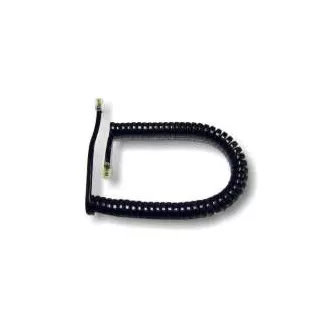 Telefonní šňůra kroucená - 2xRJ10 4p4c, 4m, černá