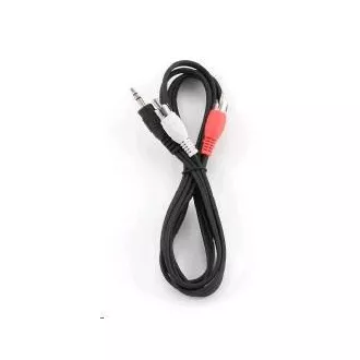 GEMBIRD Kabel audio 3, 5mm Jack - 2x Cinch 1, 5m (RCA, M/M, stereo)