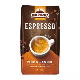 Káva Jihlavanka Espresso zrno 1kg Káva Jihlavanka Espresso zrno 1kg