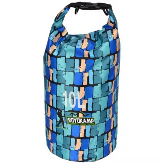 Vodotěsný vak ROYOKAMP Dry Bag 10 l, vícebarevný (modrá/tyrkysová) Vodotěsný vak ROYOKAMP Dry Bag 10 l, vícebarevný (modrá/tyrkysová)