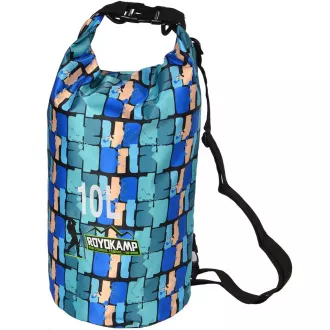 Vodotěsný vak ROYOKAMP Dry Bag 10 l, vícebarevný (modrá/tyrkysová) Vodotěsný vak ROYOKAMP Dry Bag 10 l, vícebarevný (modrá/tyrkysová)