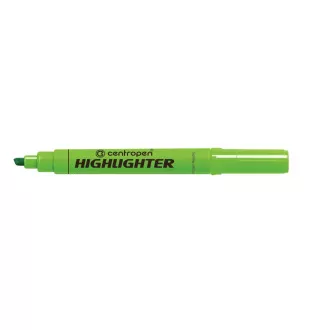 Zvýrazňovač Centropen 8552 zelený klínový hrot 1-4,6mm