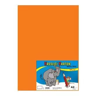 Kreslící karton A2/180g 10 listů oranžový Kreslící karton A2/180g 10 listů oranžový