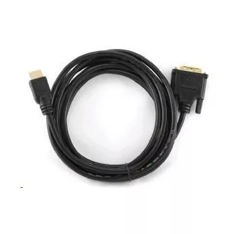GEMBIRD Kabel HDMI - DVI 3m (M/M, DVI-D, Single Link, zlacené kontakty, stíněný)