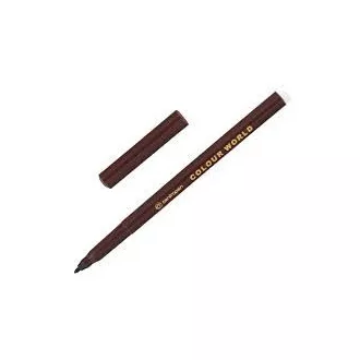 Popisovač Centropen 7550 hnědý válcový hrot 1mm