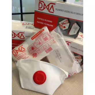 Velká ochranná maska / respirátor FFP3 NR D DNA 2934V s ventilem Velká ochranná maska / respirátor FFP3 NR D DNA 2934V s ventilem