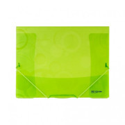 Složka A4 3 klopy s gumou Neo Colori PP zelená