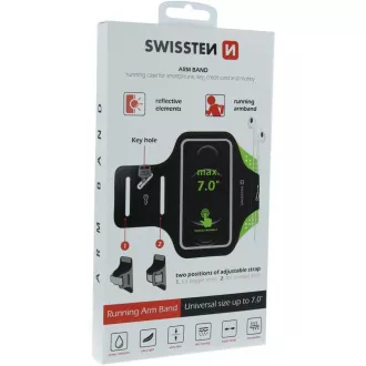 ARMBAND CASE vel. 67 ČERNÉ SWISSTEN