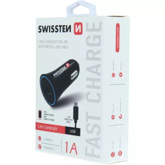 CL USB 1A POW.+KAB.MICRO USB SWISSTEN