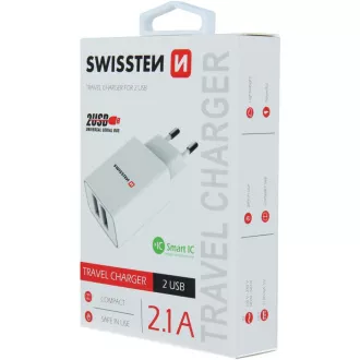 SÍŤ.ADAP.SM.IC 2x USB 21A POW. SWISSTEN