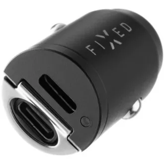Autonabíječka Mini,2xUSB-C,PD,30W, FIXED Autonabíječka Mini,2xUSB-C,PD,30W, FIXED