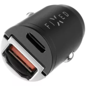 Autonabíječka Mini,USB, USB-C,30W, FIXED Autonabíječka Mini,USB, USB-C,30W, FIXED