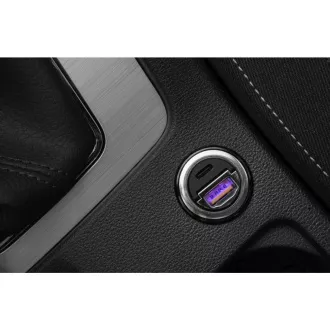 Autonabíječka Mini,USB, USB-C,30W, FIXED Autonabíječka Mini,USB, USB-C,30W, FIXED
