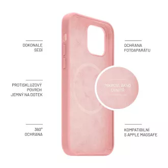 MagFlow iPhone 13, růžový FIXED