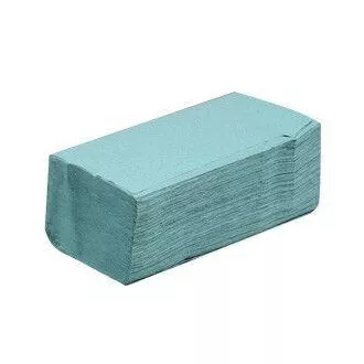 Ručníky pap. Z-Z 1vrs. zelené recykl 23x25cm 250ks