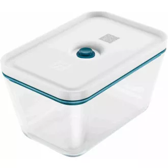 ZWILLING vakuová sada, skleněná nádoba, plastová nádoba, 5 sáčků, vakuová pumpa, modrá - Fresh & Save
