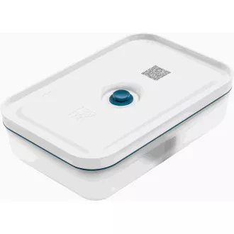 ZWILLING vakuová sada, skleněná nádoba, plastová nádoba, 5 sáčků, vakuová pumpa, modrá - Fresh & Save