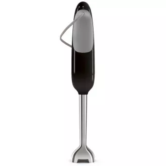 Smeg HBF11BLEU tyčový mixér, 700 W, 14850 RPM, turbo, 50\'s Style, protiskluzová rukojeť, černý