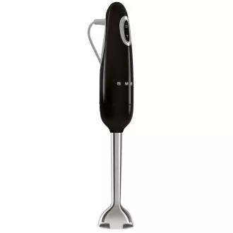 Smeg HBF11BLEU tyčový mixér, 700 W, 14850 RPM, turbo, 50\'s Style, protiskluzová rukojeť, černý