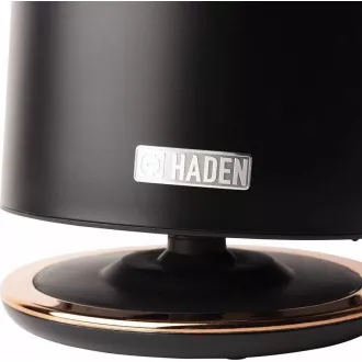 Haden HAD206565 rychlovarná konvice, 1, 7 l / 6 šálků, filtr vodního kamene, nerezová ocel, 3000 W, černá