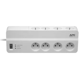 APC Essential SurgeArrest 5 outlets with 5V, 2.4A 2 port USB Charger 230V France, 1.8m