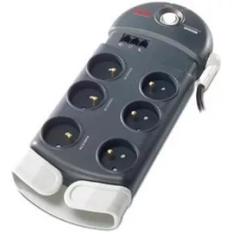 APC Home/Office SurgeArrest 6 Outlets with Phone & Coax Protection 230V France, 3m APC Home/Office SurgeArrest 6 Outlets with Phone & Coax Protection 230V France, 3m
