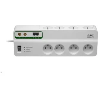 APC Performance SurgeArrest 8 outlets with Phone & Coax Protection 230V France, 2.7m