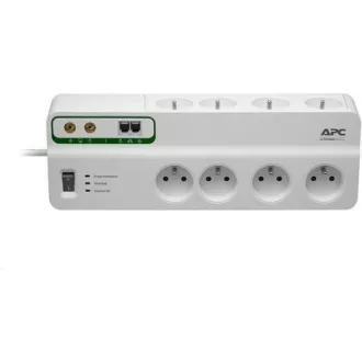 APC Performance SurgeArrest 8 outlets with Phone & Coax Protection 230V France, 2.7m
