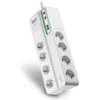 APC Performance SurgeArrest 8 outlets with Phone & Coax Protection 230V France, 2.7m APC Performance SurgeArrest 8 outlets with Phone & Coax Protection 230V France, 2.7m