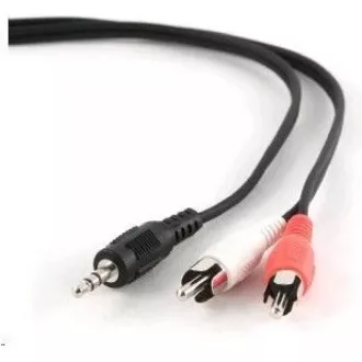 GEMBIRD Kabel audio 3, 5mm Jack - 2x Cinch 1, 5m (RCA, M/M, stereo)