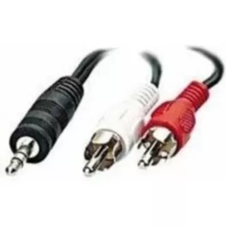 GEMBIRD Kabel audio 3, 5mm Jack - 2x Cinch 1, 5m (RCA, M/M, stereo)