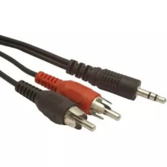GEMBIRD Kabel audio 3, 5mm Jack - 2x Cinch 1, 5m (RCA, M/M, stereo)