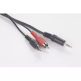 GEMBIRD Kabel audio 3, 5mm Jack - 2x Cinch 1, 5m (RCA, M/M, stereo)