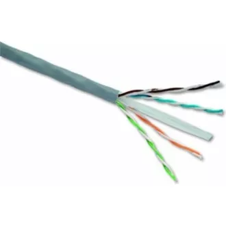 UTP kabel PlanetElite, Cat6, licna(lanko), PVC, šedý, 305m