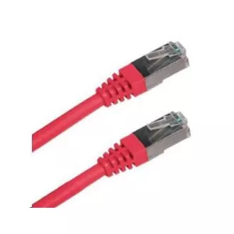 XtendLan patch kabel Cat6A, SFTP, LS0H - 0, 5m, červený (prodej po 10 ks)