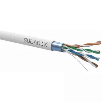 Instalační kabel Solarix FTP, Cat5E, drát, PVC, box 305m SXKD-5E-FTP-PVC Instalační kabel Solarix FTP, Cat5E, drát, PVC, box 305m SXKD-5E-FTP-PVC