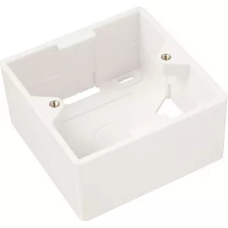Solarix Zásuvka modulární pro 2 keystony pod omítku bílá SX9-2-0-WH